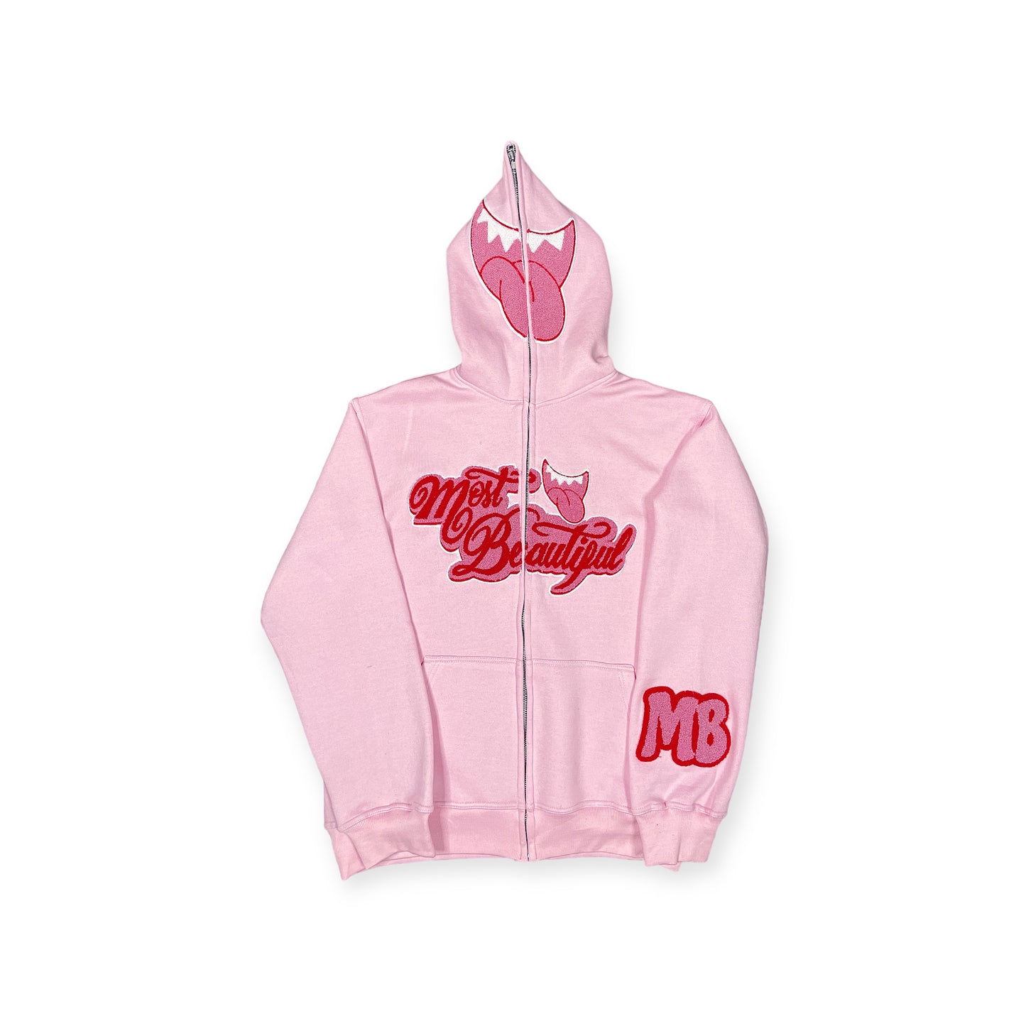 Most Beautiful Full Zip - Strawberry (Hoodie)