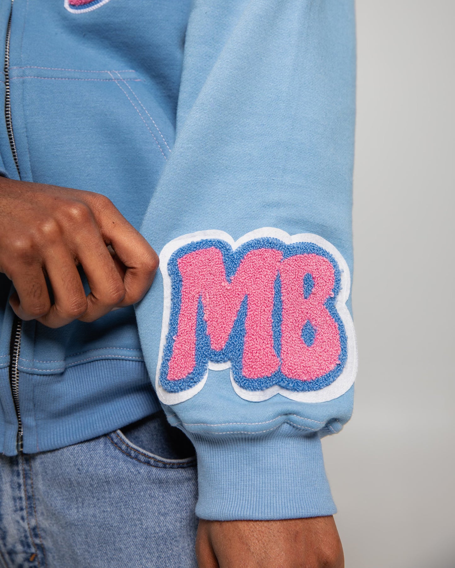 Most Beautiful Full Zip - Blue (Hoodie)