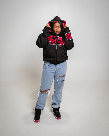 Most Beautiful Full Zip - Bred (Hoodie)