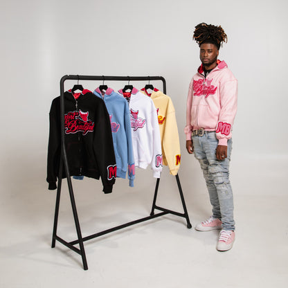 Most Beautiful Full Zip - Strawberry (Hoodie)