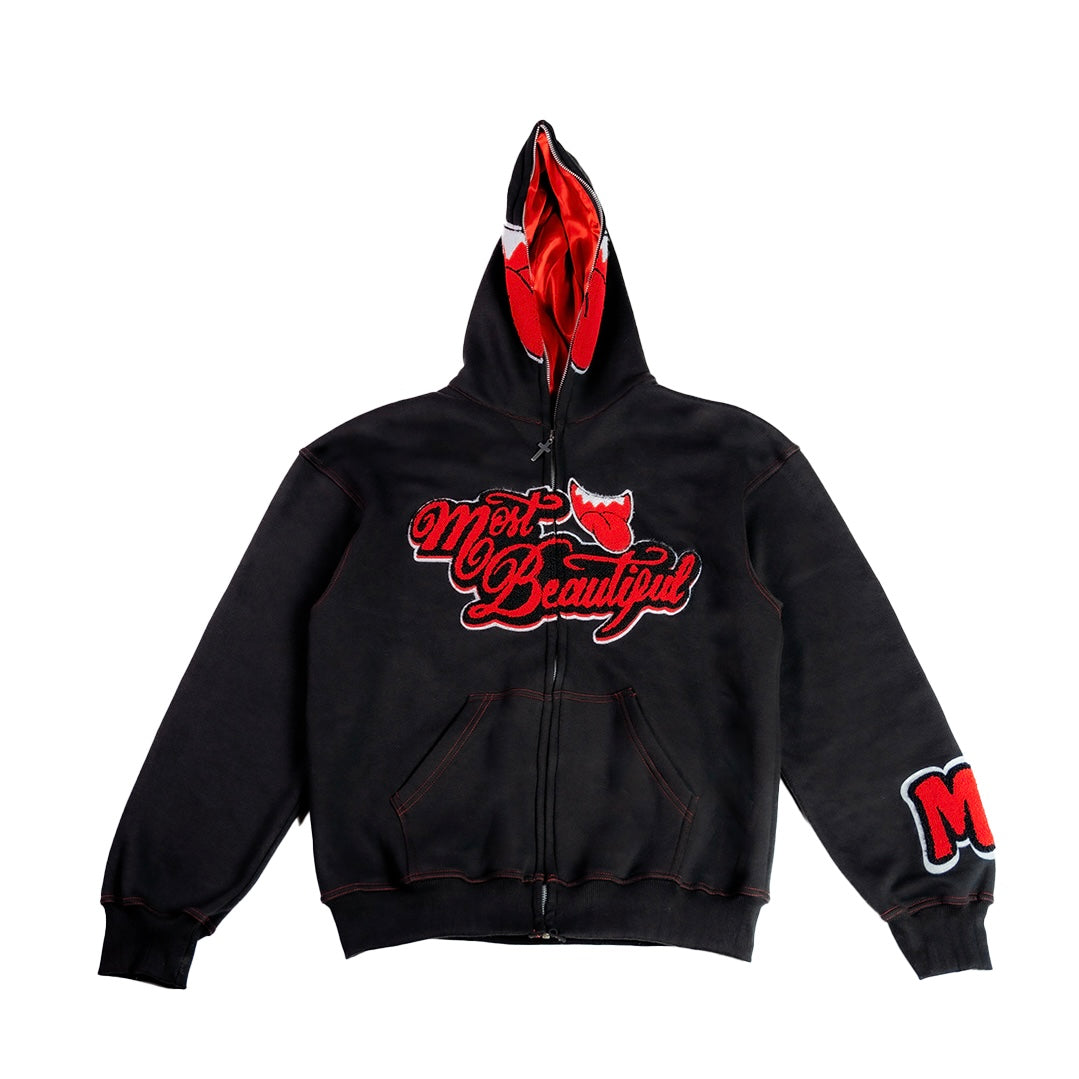 Most Beautiful Full Zip - Bred (Hoodie)