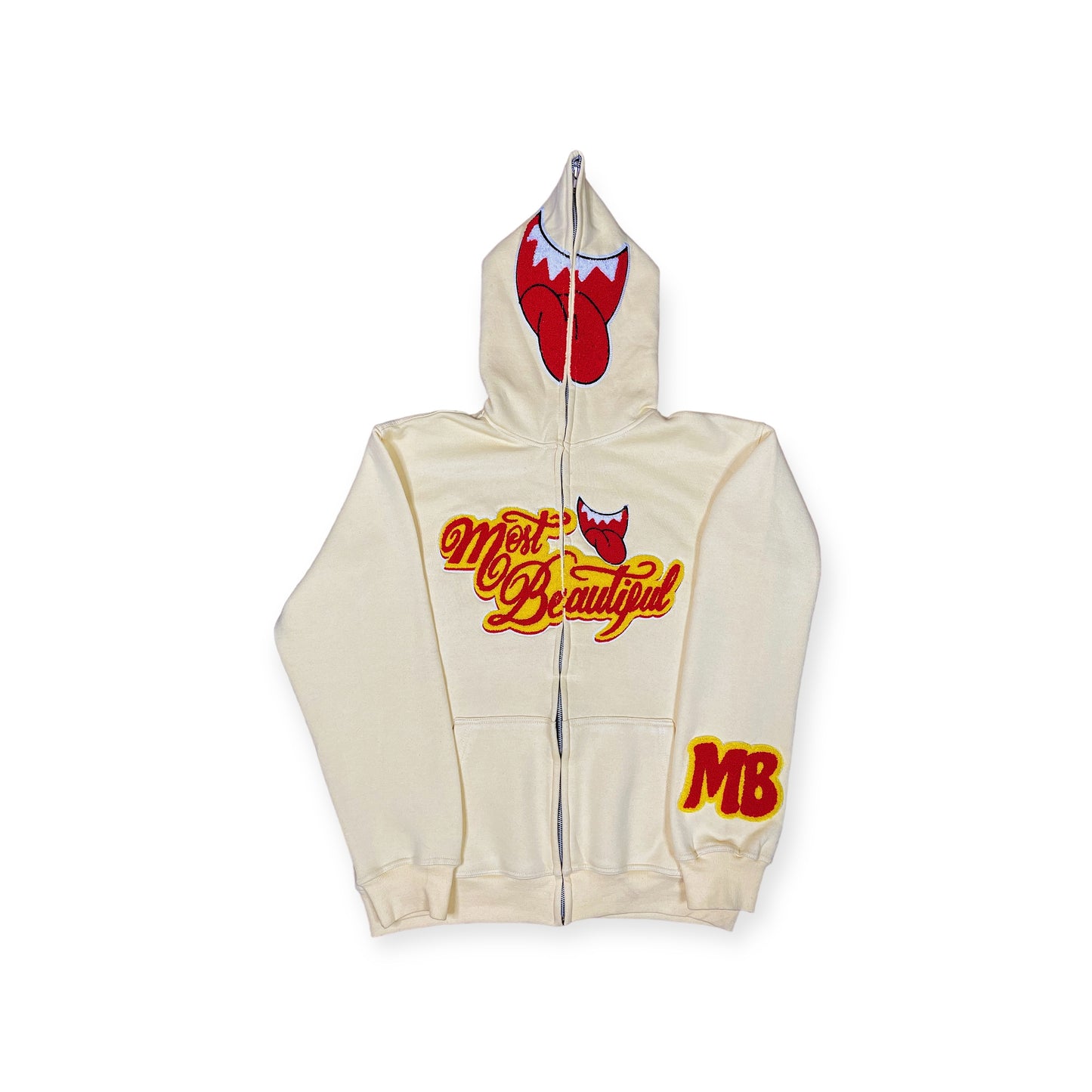 Most Beautiful Full Zip - Yellow (Hoodie)